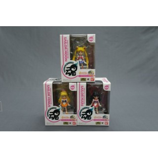 (T7E26) Sailor Moon pretty guardian Tamashii Buddies set Sailor Moon - Venus - Mars Bandai (T7E26) Sailor Moon pretty guardian Tamashii Buddies set Sailor Moon - Venus - Mars Bandai