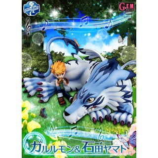 GEM series Digimon Adventure Garurumon & Ishida Yamato Megahouse Collector GEM series Digimon Adventure Garurumon & Ishida Yamato Megahouse Collector