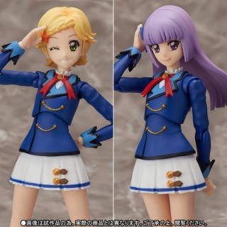 SH S.H. Figuarts Aikatsu ! Hikami Sumire, Shinjou Hinaki (Winter Uniform ver.) Set Bandai Premium SH S.H. Figuarts Aikatsu ! Hikami Sumire, Shinjou Hinaki (Winter Uniform ver.) Set Bandai Premium