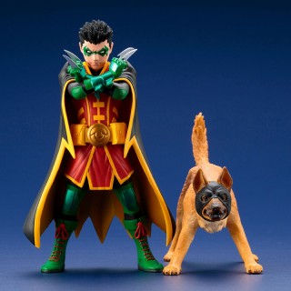 ARTFX+ DC COMICS REBIRTH Super Sons: Robin & Bat-Hound 2Pack 1/10 Kotobukiya ARTFX+ DC COMICS REBIRTH Super Sons: Robin & Bat-Hound 2Pack 1/10 Kotobukiya